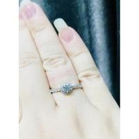 ราคา แหวนเพชรล้อม เพชรกลาง 20 ตัง น้ำ 100 GIA (5088428837)