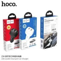 ราคา Hoco Z36 หัวชาร์จในรถยนต์ พร้อมสายชาร์จ 2.4A/2USB(แท้) (4244310039)