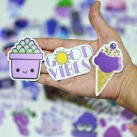 ราคา สติ๊กเกอร์ VSCO โทนสีม่วง ติดแน่น กันน้ำ ติดกระเป๋าเดินทาง โน้ตบุ้ค (50 ชิ้น) purple sticker (20444917860)