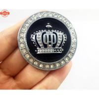 ราคา โลโก้มงกุฏ งานโลหะ แต่ง ประดัรถยนต์สีเงิน ทอง VIP DAD Metal Crystal Diamond Crown Bonnet Badge Emblem Luxury VIP Crown (42275360991)
