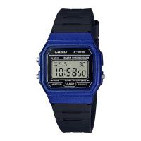 ราคา Casio Standard Digital นาฬิกาข้อมือผู้ชาย สายเรซิ่น รุ่น F-91WM-2A - สีน้ำเงินสายสีดำ (1146573563)