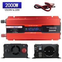 ราคา China 2KW Inverter For Home Car Outdoor Battery Power Supply 2000W 1000W 1500W 1KW 12V 24V 240V Out (42277756904)