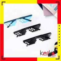 ราคา ALOY PL-WW001 - แว่นตาโมเสค Thug Life สําหรับผู้ชาย/ผู้หญิง - แฟชั่น Batam - แว่นกันแดด - นําเข้า K302 (26015978656)