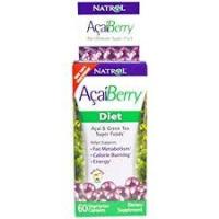 ราคา Natrol AcaiBerry Diet Acai & Green Tea Super Foods 60 Veggie Caps (1412357959)