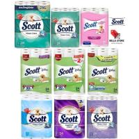 ราคา Scott สก๊อตต์กระดาษชำระแบบม้วน มี24ม้วน Clean care, Select, Comfort, Jumbo, Double Roll, Natural, Premium thick&soft (43414299307)