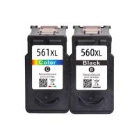 ราคา PG560 PG560XL PG-560 PG 560 CL 561 Color Remanufactured Ink Cartridge for Canon PIXMA PIXMA TS5350/ (50255796697)