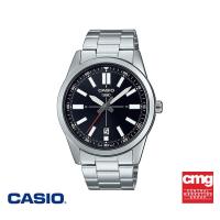 ราคา CASIO นาฬิกาข้อมือ CASIO รุ่น MTP-VD02D-1EUDF วัสดุสเตนเลสสตีล สีดำ (14142918180)