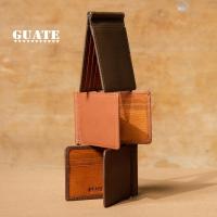 ราคา GUATE กระเป๋าสตางค์ Money Clip-PJ มันนี่คลิป แบบหนีบแบงค์ มีช่องใส่บัตร9ช่อง หนังแท้ 100% เรียบง่าย พกพาสะดวก (25523599190)