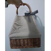 ราคา กระเป๋าสานปิคนิคมินิมอล เที่ยวคาเฟ่ ทะเล (20768004736)
