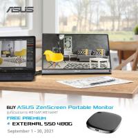 ราคา ASUS ZenScreen GO MB16AP Portable USB Monitor - 15.6-inch, Full HD, Built-in Battery (7222436635)