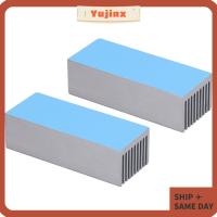 ราคา YUJINX 2 ชิ้น Cooling Fins,วัสดุอลูมิเนียม 100x40x30 มม.อลูมิเนียม Cooling Fins, Cooling Solution เงินความร้อนกาวนําความร้อนอลูมิเนียมฮีทซิงค์ชิปอิเล็กทรอนิกส์ Cooling (49155594782)