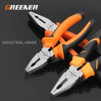 ราคา GREENER คีมช่าง คีมปากจิ้งจก คีมปากแหลม คีมปากเอียง คีมสายไฟ คีมปากจระเข้ คีมปากเฉียง 6/7/8 นิ้ว (18495260510)