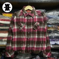 ราคา เสื้อ Levi Red Tab Plaid Flannel L/S สีชมพู/น้ําตาล ไซส์ L 60x52 ปุ่มมุก (42605721905)