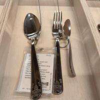 ราคา IKEA แท้ค่ะ ขายถูกมากๆ ชุดช้อนส้อมมีด 18 ชิ้น สแตนเลส อิเกีย IKEA 18 ชิ้น (1555106345)
