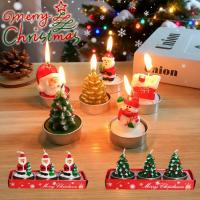 ราคา พร้อมส่ง เทียนคริสต์มาส ตกแต่งคริสต์มาส เทียนซานตาคลอสสโนว์แมนคริสต์มาสสําหรับตกแต่งบ้านปาร์ตี้ (42123328138)