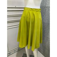 ราคา กระโปรงทรงบาน สีเขียวตอง เอว 24 ยาว 24 นิ้ว (41358675155)