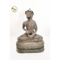 ราคา พระอุปคุต พระบัวเข็ม พิมพ์มีหมวก เนื้อทองเหลือง ผิวกรุเก่า ขนาด หน้าตัก 5" (10713014790)