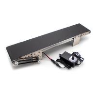 ราคา AC 100-240V Metal Desktop Conveyor Belt Small Assembly Line Electric Conveyor Student Friction Expe (43877313900)