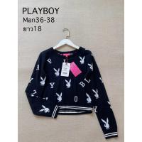 ราคา PLAYBOY เสื้อไหมพรมป้ายห้อย ของใหม่ค่ะ￼ (28524624485)