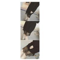 ราคา พร้อมส่ง Dongkuan New Women 2016 Lace Hem Stitching Dress (98774308)
