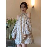 ราคา เดรส APR23004 งานป้าย YPY งานตรงป้าย เดรสสั้นลายดอกไม้สุดน่ารัก ทรงเปิดไหล่แขนยาว ดีเทลชุดเก๋มากๆๆ (42418797844)