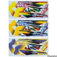 ราคา (เคลือบเงาแท้) สติกเกอร์ สติ๊กเกอร์ SONIC โซนิค ตัวเก่า ปี 2000 (ล้อแม็ก) (26068444870)