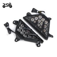 ราคา Front LED Turn Signals Light Turning Lamp for Kawasaki ZX6R ZX-6R Ninja300 Ninja400 Ninja650 Ninja1 (43727748633)