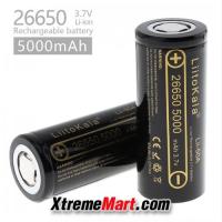 ราคา แบตเตอรี่ชาร์จ Liitokala 26650 Lii-50A 5000mAh Rechargeable Lithium Battery ไม่มีวงจรป้องกัน (ก้อนละ) (7010232222)