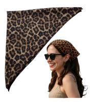 ราคา Slayer leopard Slayer tiger tutul ผ้าฝ้ายสีน้ําตาลเรยอน 50u50 ซม.Slayer square ผ้าเช็ดหน้าผ้าพันคอ (48700432311)