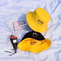 ราคา [พร้อมส่ง] หมวกบักก็ตยิ้ม (smile bucket) ใส่ได้ 2 ด้าน (2393779042)