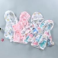 ราคา พร้อมส่ง เสื้อคลุมกันเเดดเด็ก เสื้อคลุมเด็ก พร้อมหมวก ลายน่ารัก ผ้านิ่มเบาบาง กันแดดดี (27222670500)