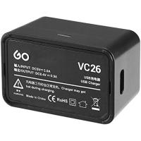 ราคา สําหรับ Godox VC26 เครื่องชาร์จแบตเตอรี่ USB DC 5V อินพุต DC 8.4V สําหรับชาร์จ Godox V1-S -CN -F -OP หัวกลมแฟลชแบตเตอรี่ไม่มีแบตเตอรี่ (25591672142)