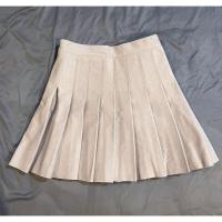 ราคา กระโปรงเทนนิสสีครีม ผ้าขนสัตว์ (25609609145)