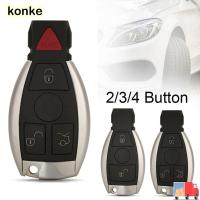 ราคา KONKE กุญแจรีโมท, Keyless Entry ABS กุญแจรถ, เปลี่ยน BGA NEC 2/3/4 ปุ่ม Key Shell สําหรับ Benz W203 W204 W205 W210 W211 W212 W221 W222 รถ (27536270109)