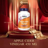 ราคา Now Foods Apple Cider Vinegar 450 mg l แอปเปิ้ลไซเดอร์วินีการ์,180 Veg Capsules (52453084095)