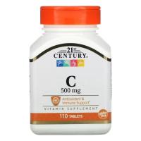 ราคา 21st Century Vitamin C 500 mg. (110Tablets) วิตามินซี (56801058398)