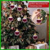 ราคา Christmas Transparent Bottle Pendant for Filling Wine Beverage Ornaments (28133133144)