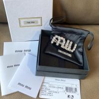 ราคา New! Miu Miu Crystal Hair Clip (23305361930)