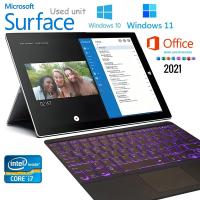 ราคา Microsoft Surface Pro3 2in1 2in1 คอมพิวเตอร์แล็ปท็อป 12.0 นิ้ว FHD+ Intel Core i5 i7 8GB DDR3 512GB Windows 11 Office Used unit (25007870398)