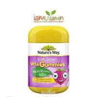 ราคา Nature Way Kids Smart Vita Gummies Multi Vitamin + Vegies 60 วิตามินรวม และ แร่ธาตุ สำหรับเด็กไม่ยอมทานอาหาร (7835035659)