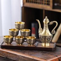 ราคา กาต้มน้ำทองเหลืองมังกรและฟีนิกซ์ เฟิงเฉิงเซียง หม้อไวน์ งานฝีมือทองแดง สไตล์โบราณ เครื่องประดับทองเหลือง (42408324952)