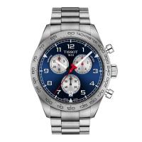 ราคา Tissot PRS 516 Chronograph ทิสโซต์ พีอาร์เอส 516 สีน้ำเงิน เงิน T1316171104200 นาฬิกาผู้ชาย (8243185496)