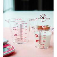 ราคา ถ้วยตวงพลาสติก 250 ml. / 500 ml. 2 ขนาด Hyaline Measuring cup Plastic FORBAKE (21576717777)