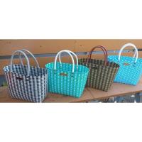 ราคา กระเป๋าสานจากเส้นพลาสติกรุ่น shopping (12175098403)