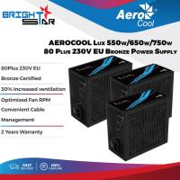 ราคา AEROCOOL Lux 550w/650w/750w 80 Plus 230V EU แหล่งจ่ายไฟสีบรอนซ์ (26226241192)