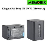 ราคา KingMa For Sony NP-FV70 RechargeableLithium-ion Battery Pack for Sony FDR-AX33 AX53 (25890909598)