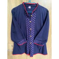 ราคา เสื้อหม้อฮ่อม แขนสามส่วน กระดุมหน้า (สินค้ามือสอง) (23354335110)