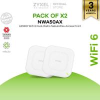 ราคา ZYXEL NWA50AX แพ็ค 2 ตัว ตัวขยายสัญญาณ WiFi 6 AX1800 Access Point รองรับ GbE PoE และมี Free Cloud (28206769567)