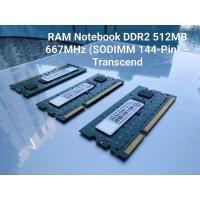 ราคา RAM Notebook DDR2 512MB 667MHz (SODIMM 144-Pin) – Transcend ของแท้ (47352355236)
