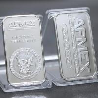 ราคา APM Square Silver Coin ของที่ระลึกเหรียญโลหะ Silver-Plated งานฝีมือของสะสมเหรียญ 01/04/* - (48154116809)